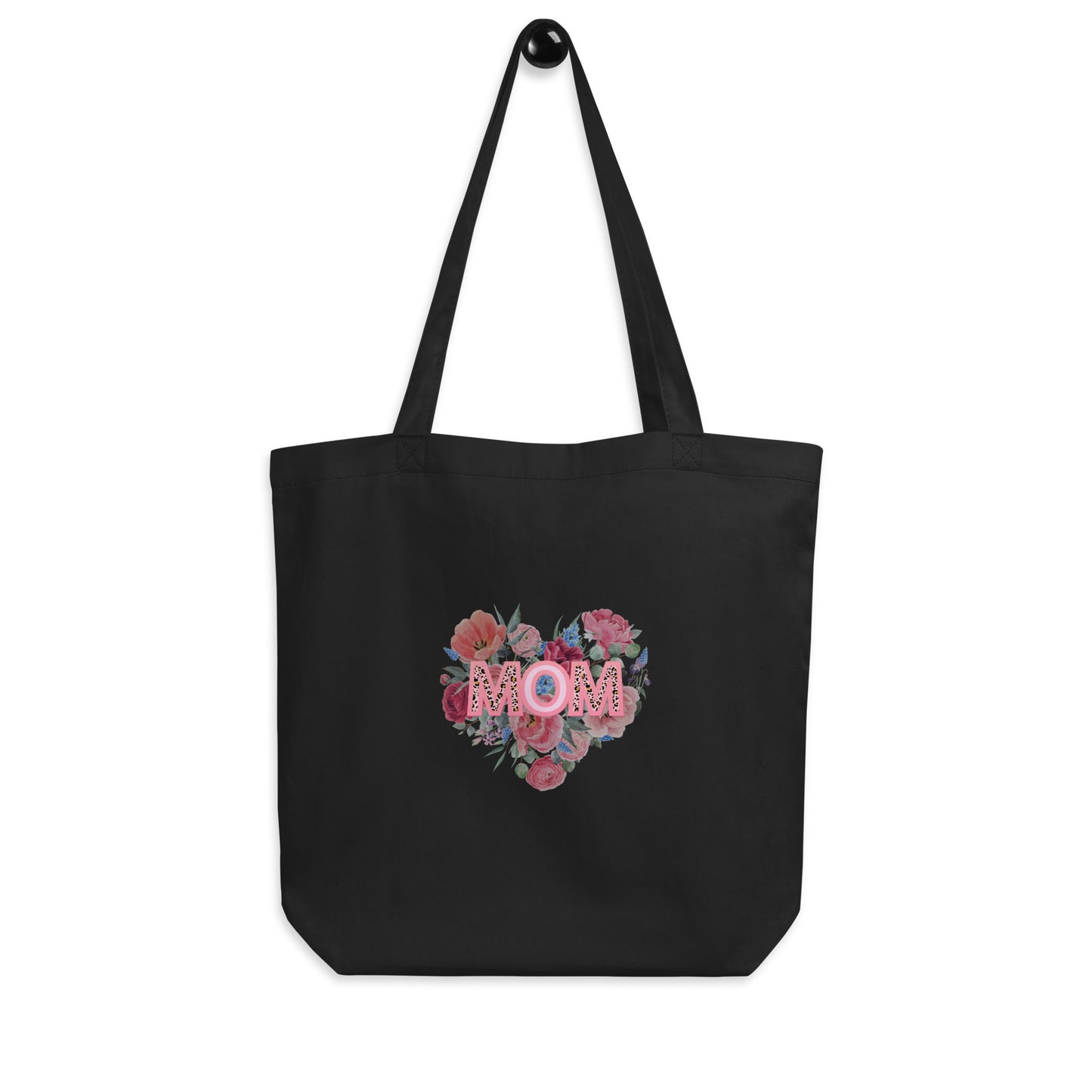 Mom Rose Heart Eco Tote Bag