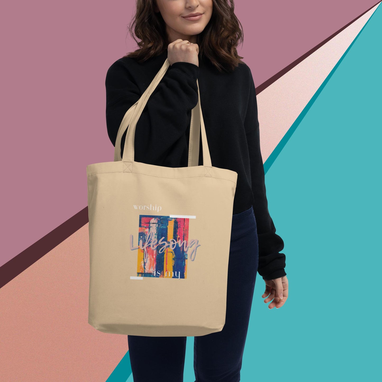 Worship is My Lifesong - Eco Tote Bag