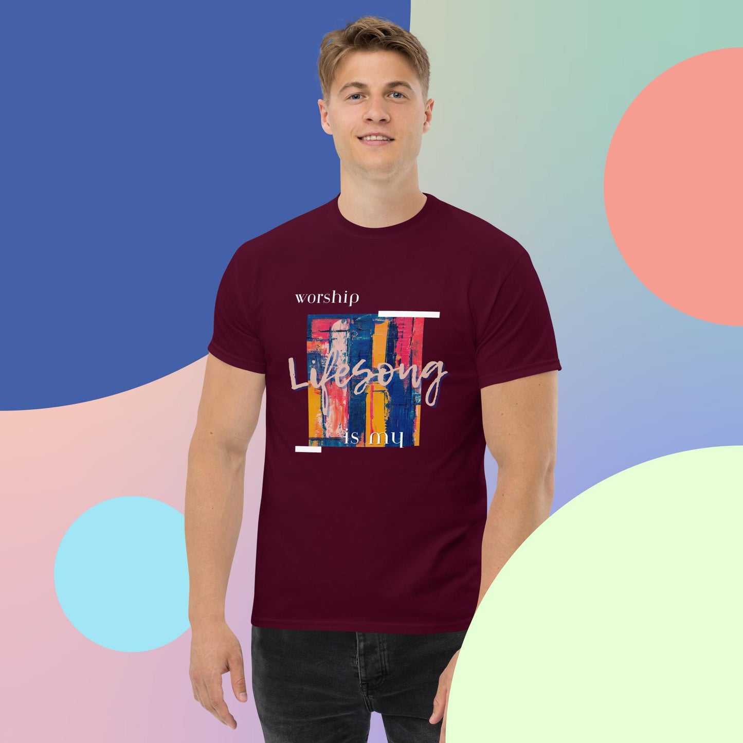 Worship is My Lifesong - Men's classic tee