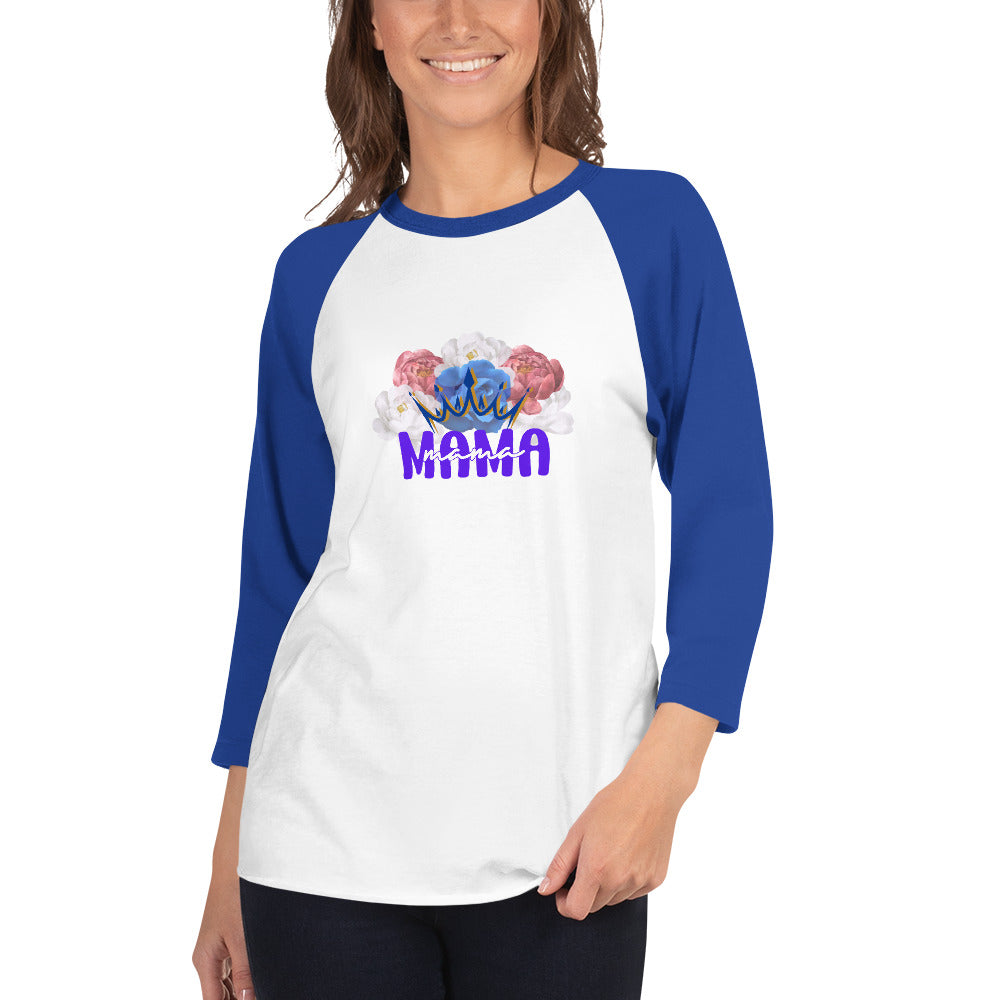 Queen Mama 3/4 sleeve raglan shirt