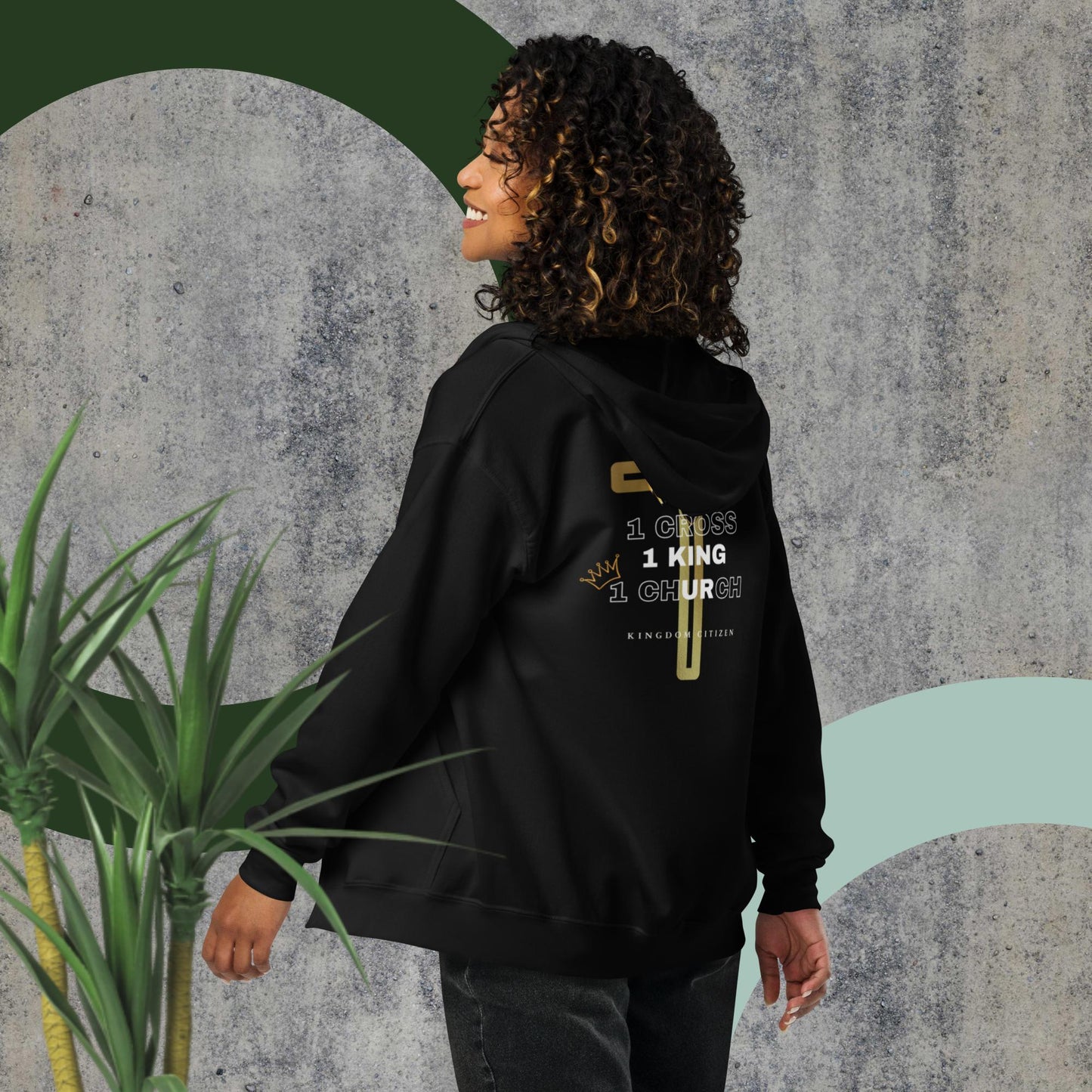 Kingdom Citizen - Unisex heavy blend zip hoodie