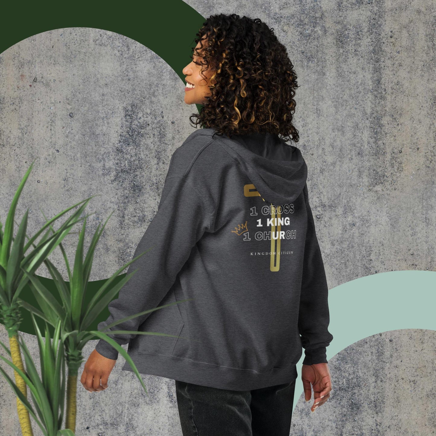 Kingdom Citizen - Unisex heavy blend zip hoodie