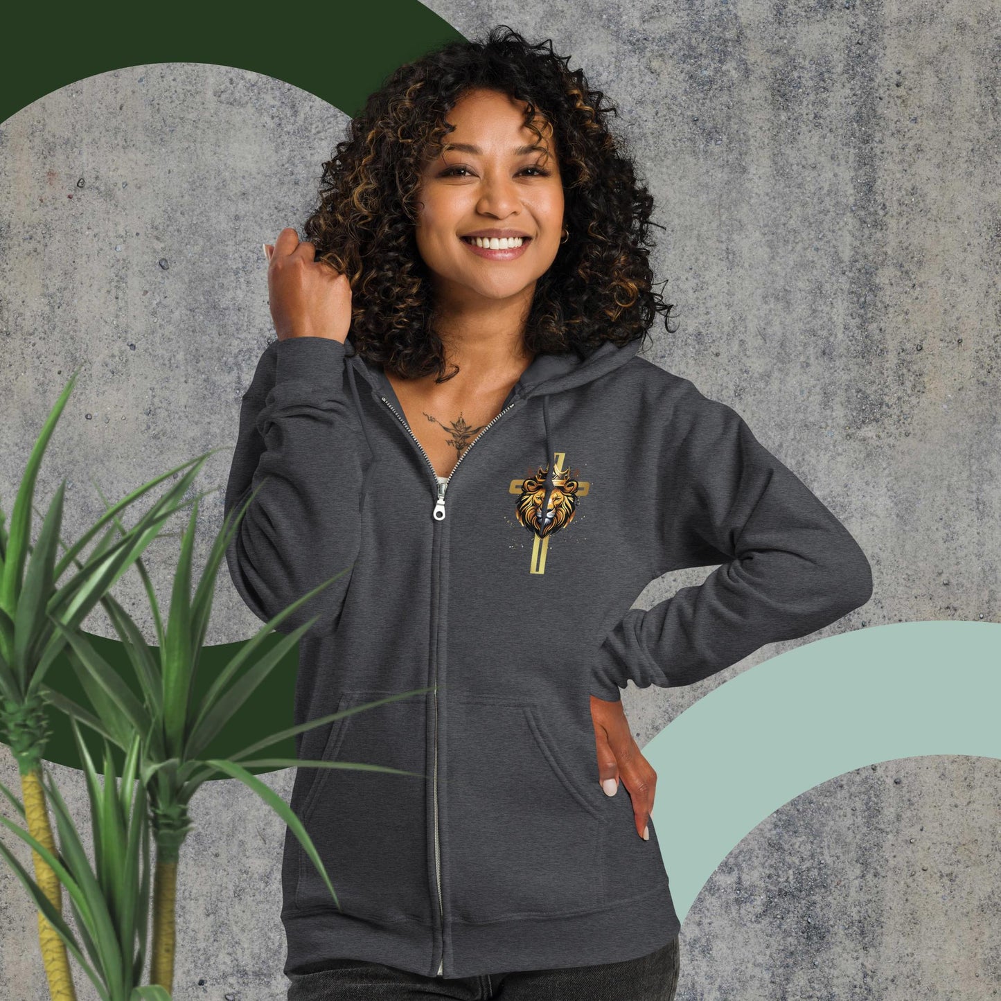 Kingdom Citizen - Unisex heavy blend zip hoodie