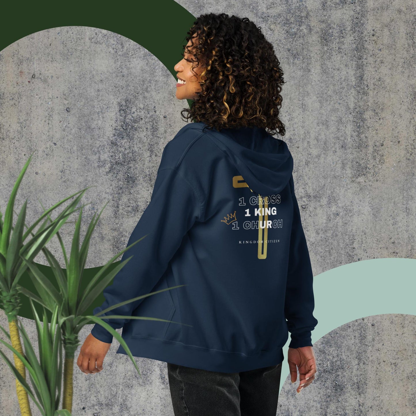 Kingdom Citizen - Unisex heavy blend zip hoodie