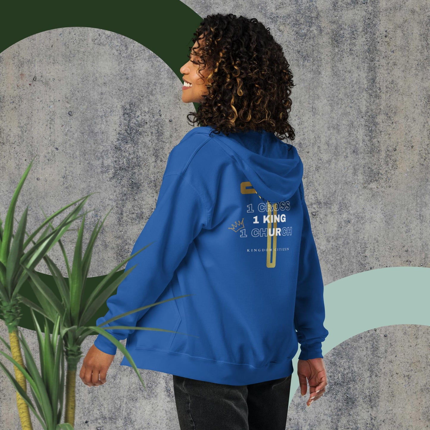 Kingdom Citizen - Unisex heavy blend zip hoodie