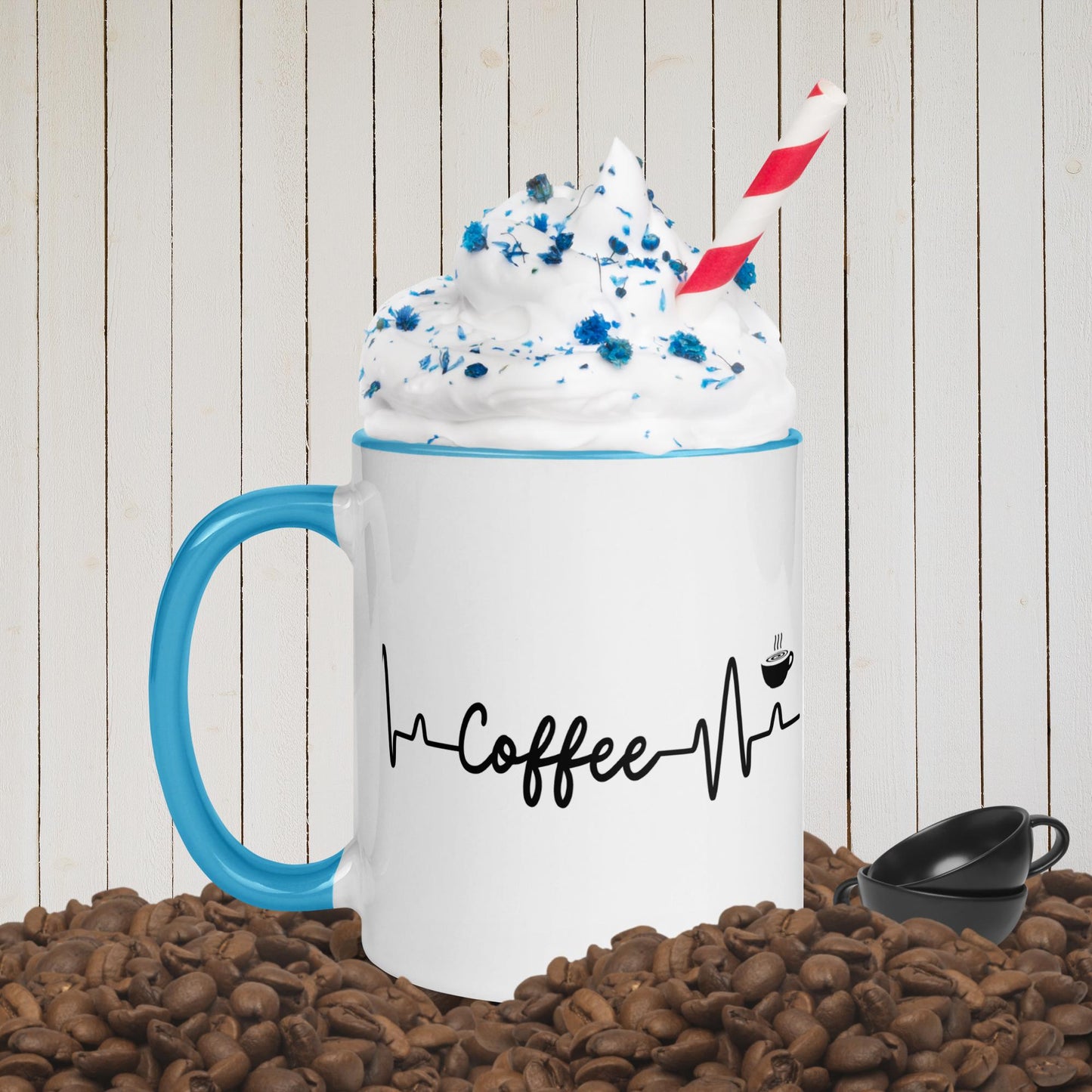 Coffee Lifeline - Mug with Color Inside