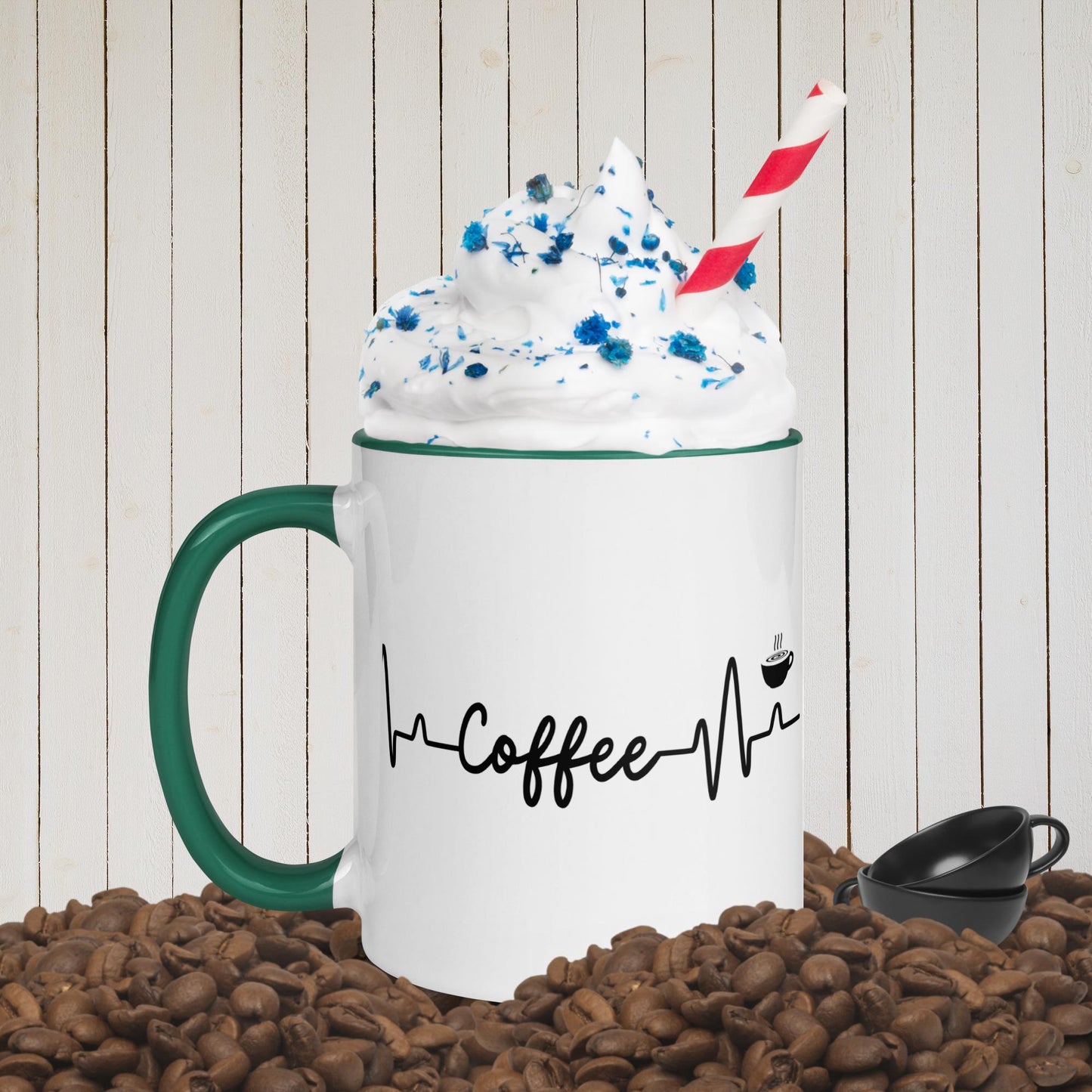 Coffee Lifeline - Mug with Color Inside