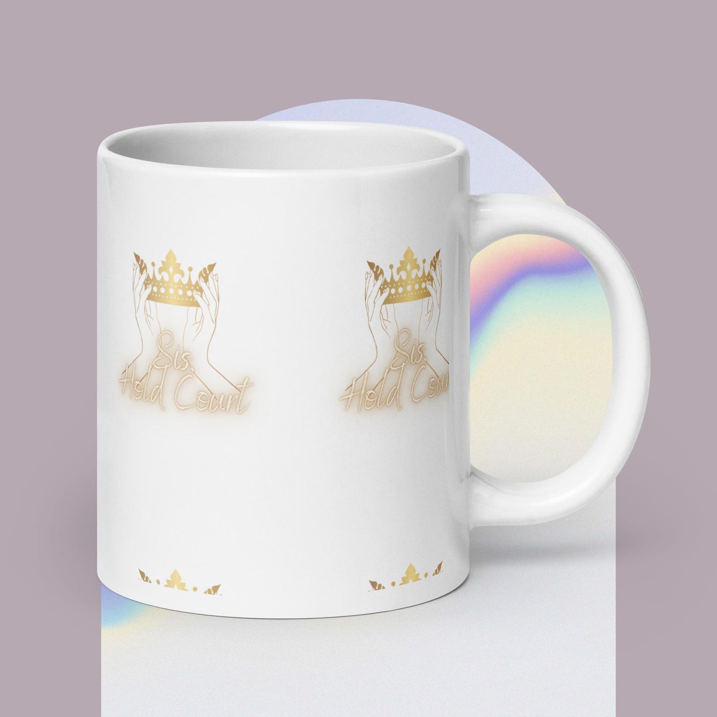 Sis, Hold Court - White glossy mug