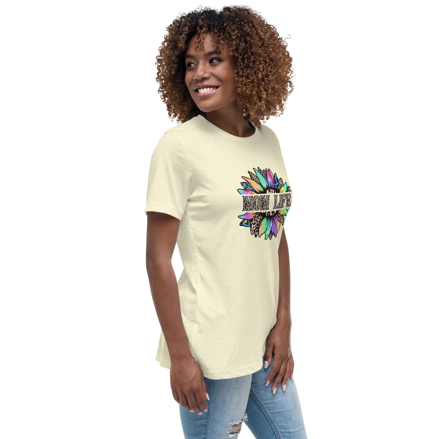 Mom Life Sunflower Women's Relaxed T-Shirt