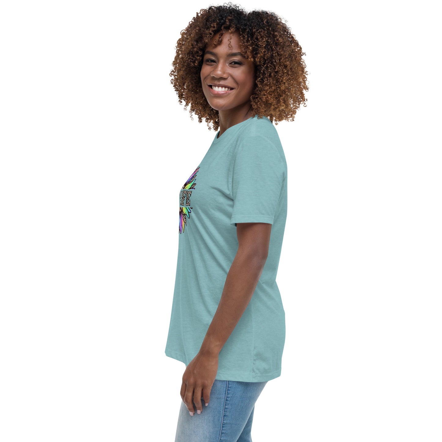 Mom Life Sunflower Women's Relaxed T-Shirt