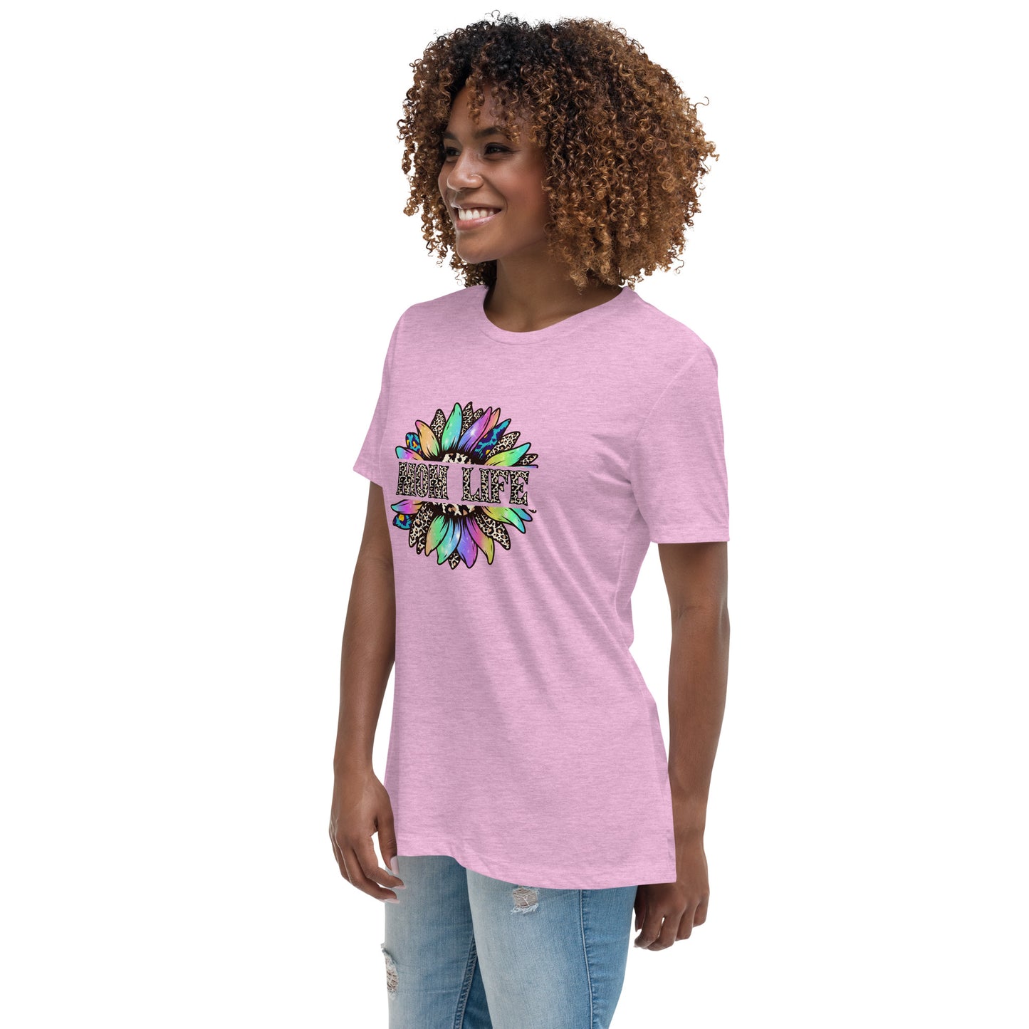 Mom Life Sunflower Women's Relaxed T-Shirt