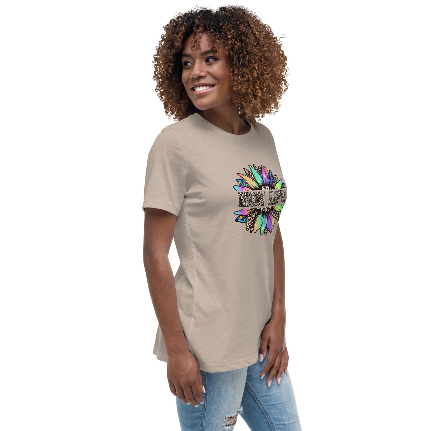 Mom Life Sunflower Women's Relaxed T-Shirt