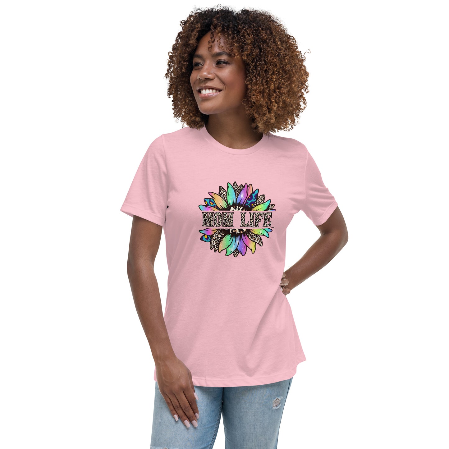 Mom Life Sunflower Women's Relaxed T-Shirt