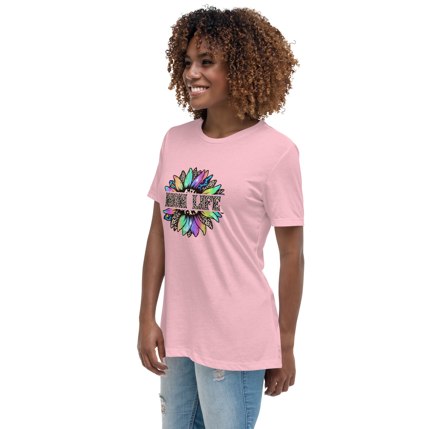 Mom Life Sunflower Women's Relaxed T-Shirt