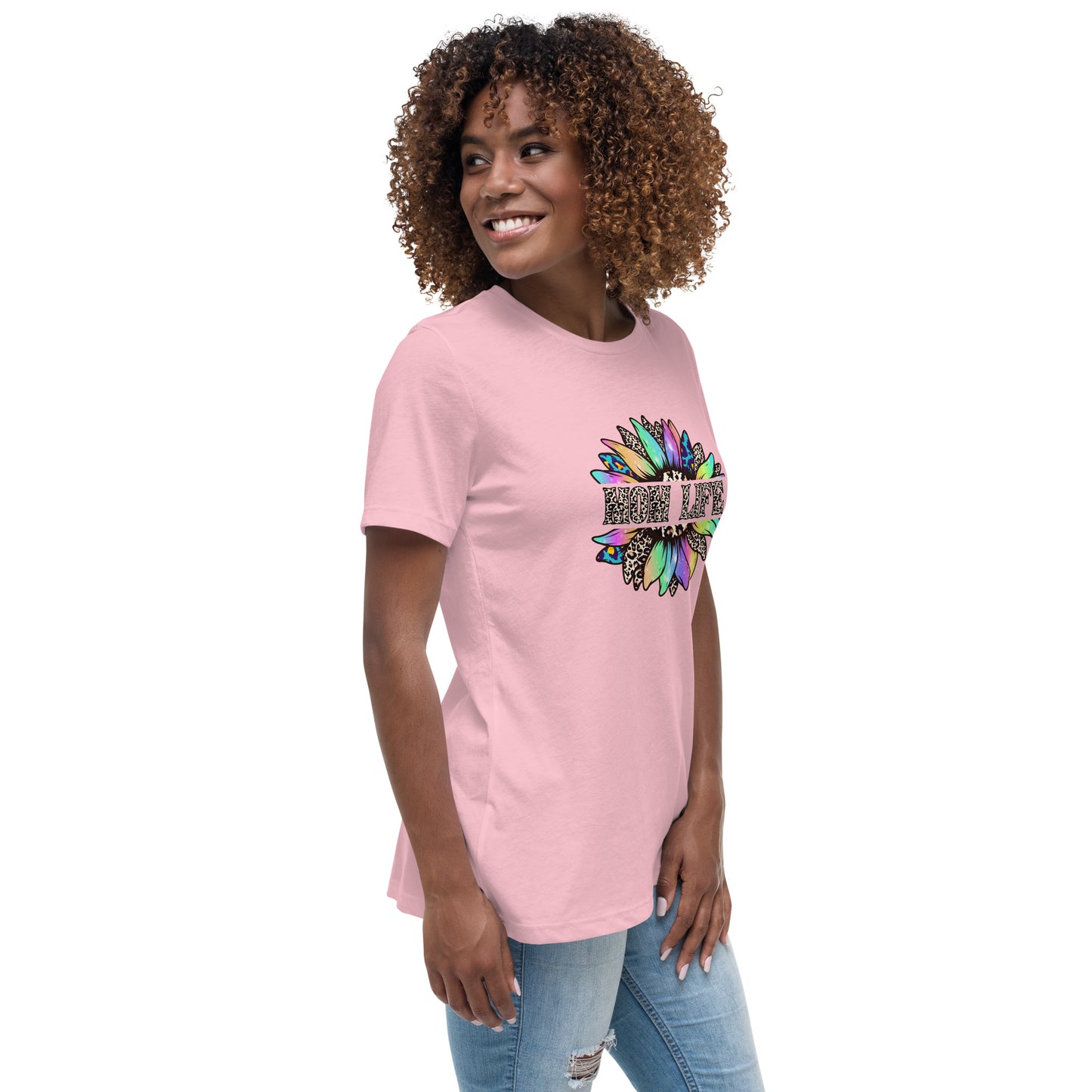 Mom Life Sunflower Women's Relaxed T-Shirt